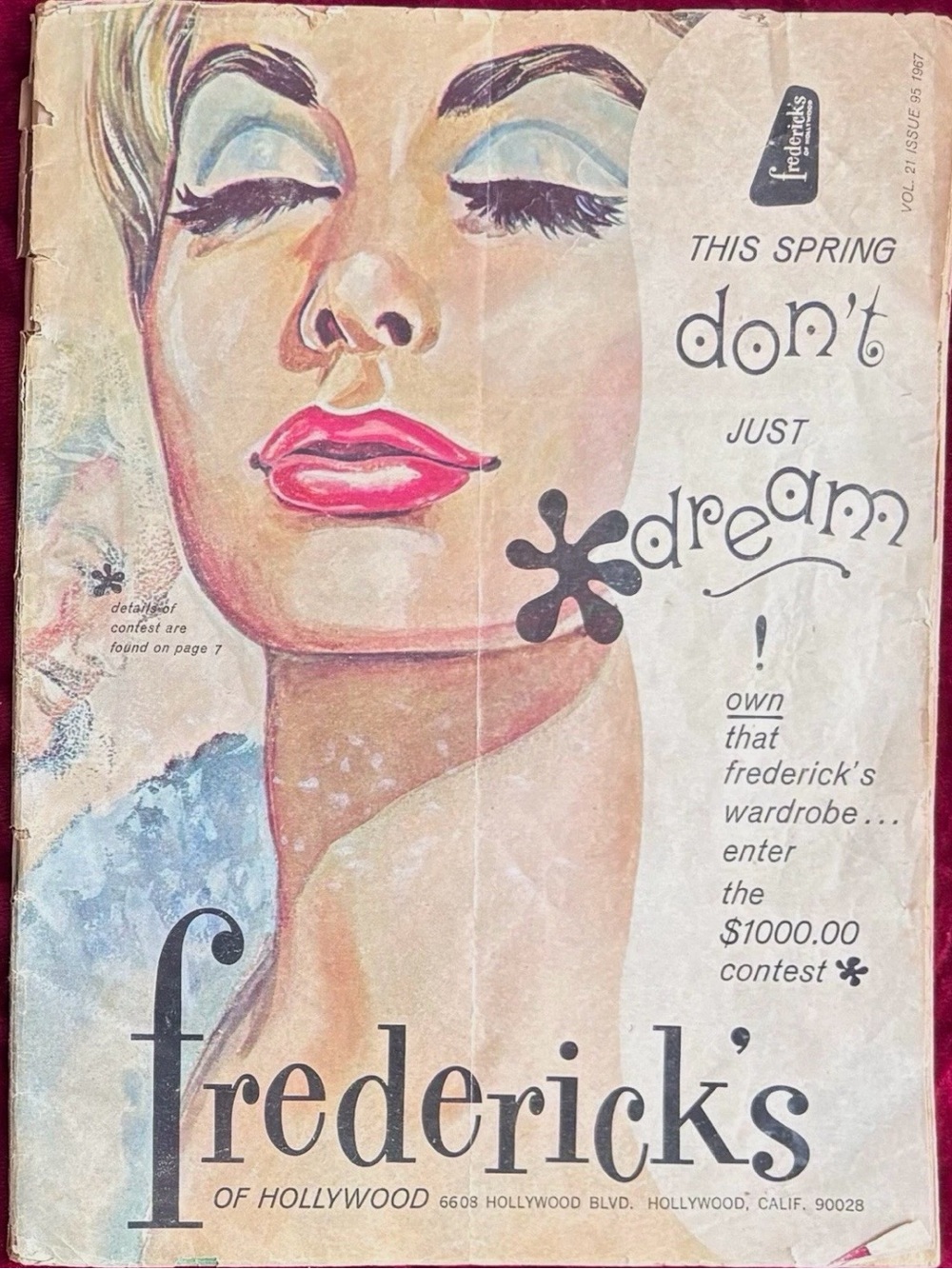 Vintage Rare Frederick’s of Hollywood Spring 1967 Vol 21 Issue 35 Catalog